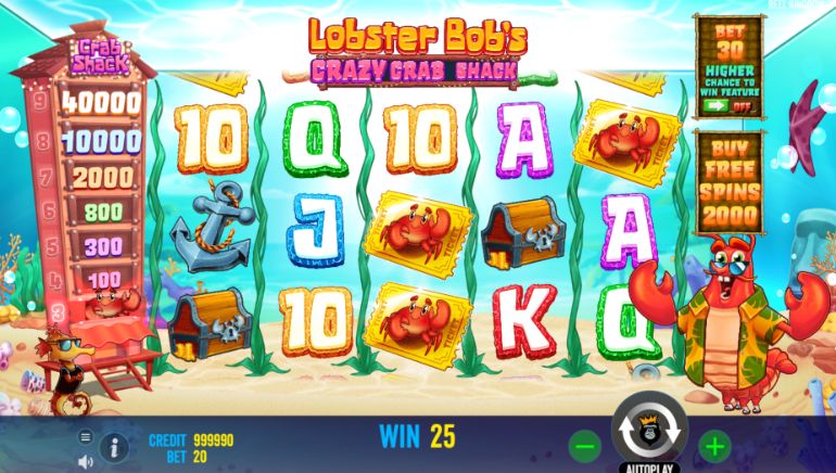 Lobster Bob’s Crazy Crab Shack™ Slots Sneak Peek